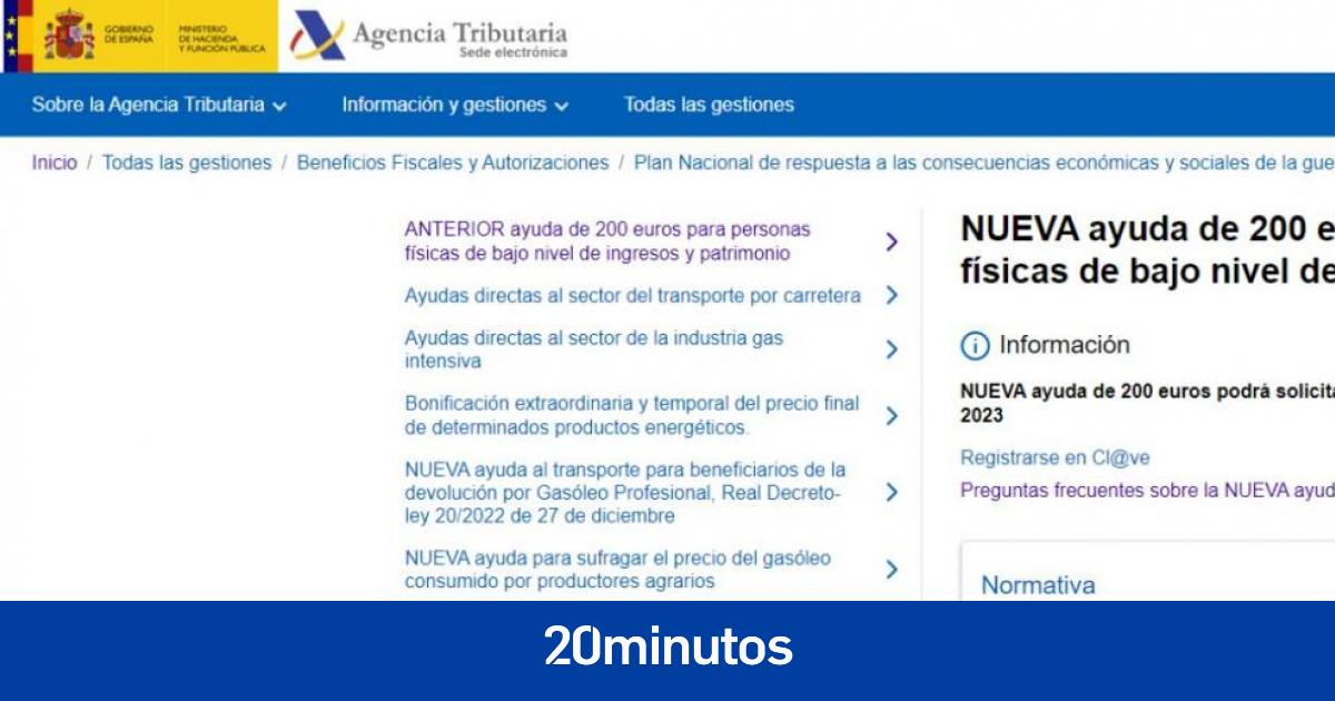 ¿Qué hay que hacer para cobrar el cheque de 200 euros?